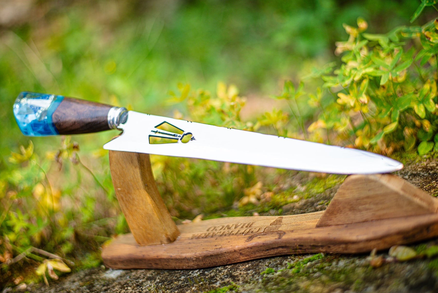 Faca Artesanal Personalizada p/ Churrasco Padroeira 10” – Edição Especial Colecionador